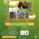 Semai Tanaman Praktis Plus Benih Cocopeat Disc - Solusi Ideal untuk Kebun Impian Anda