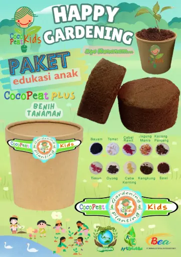 Happy Gardening For Kids Paket edukasi menanam untuk anak-anak